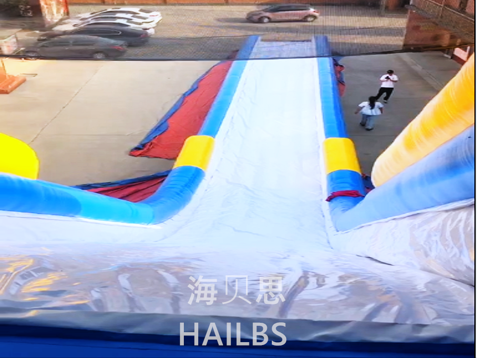水上樂(lè)園充氣龍頭滑梯