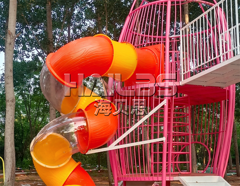 陜西西安無動(dòng)力親子樂園施工現(xiàn)場