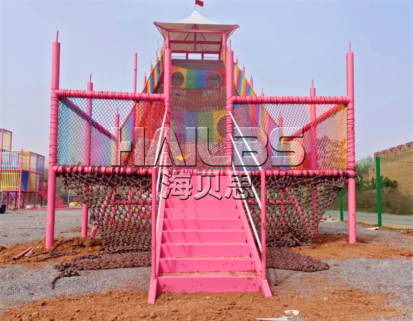 山西晉城司徒小鎮(zhèn)無動(dòng)力樂園安裝完畢