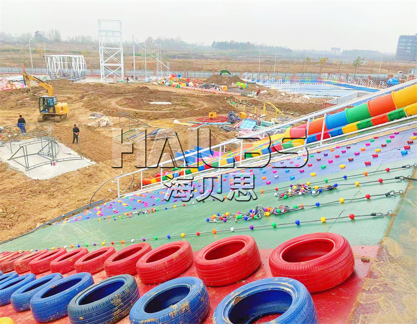 安徽無(wú)動(dòng)力親子樂園施工現(xiàn)場(chǎng)