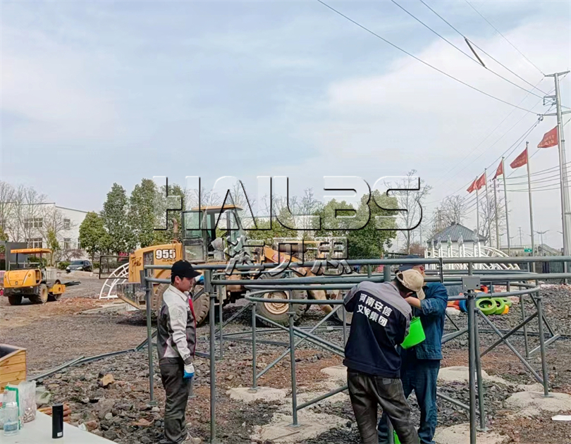 平頂山無動力親子樂園施工現場