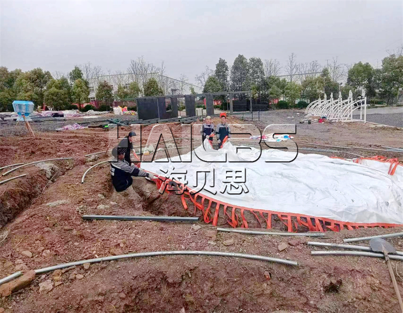 平頂山無動力親子樂園施工現場