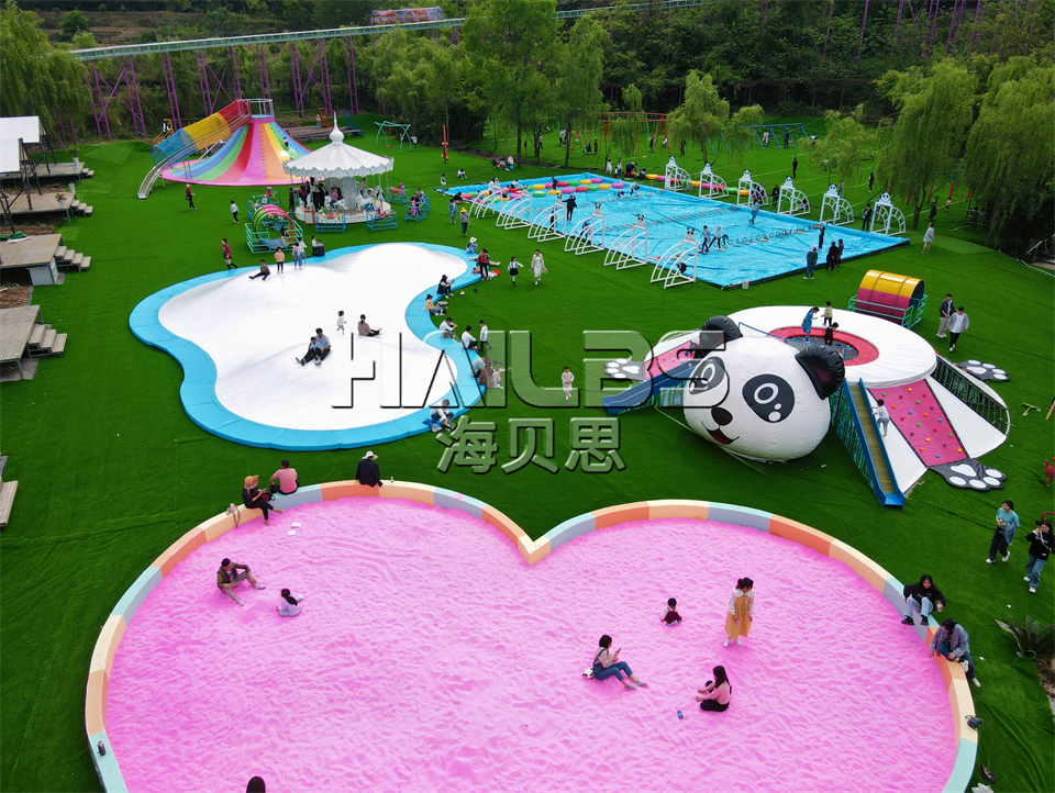 無(wú)動(dòng)力樂園--熊貓蹦床