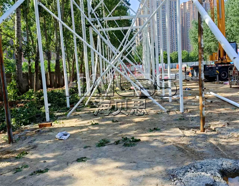 南陽鄧州無動(dòng)力樂園施工現(xiàn)場(chǎng)