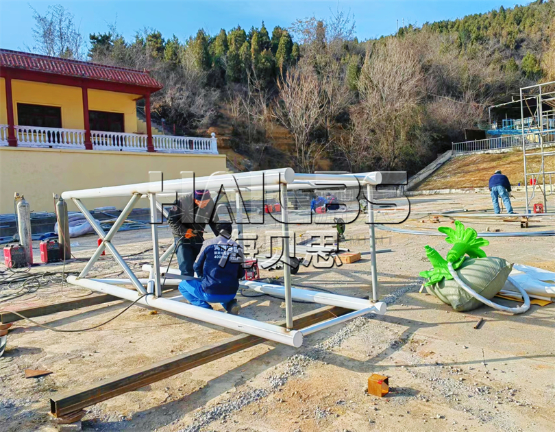 山西晉城無動(dòng)力樂園施工現(xiàn)場