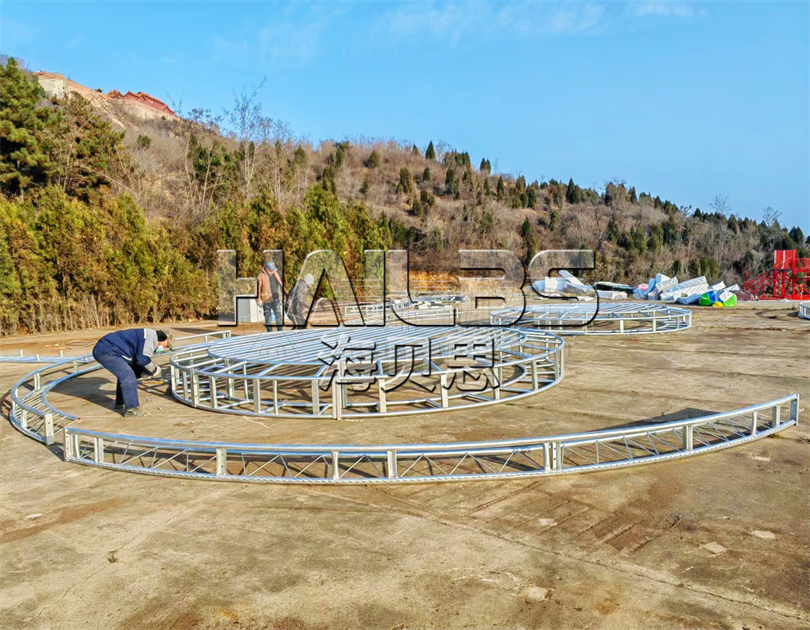 山西晉城無動(dòng)力樂園施工現(xiàn)場