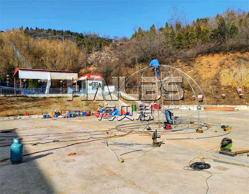 山西晉城無動(dòng)力樂園施工現(xiàn)場