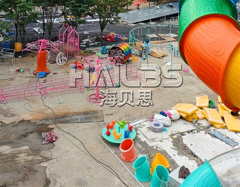 許昌恐龍撒歡樂園施工現場