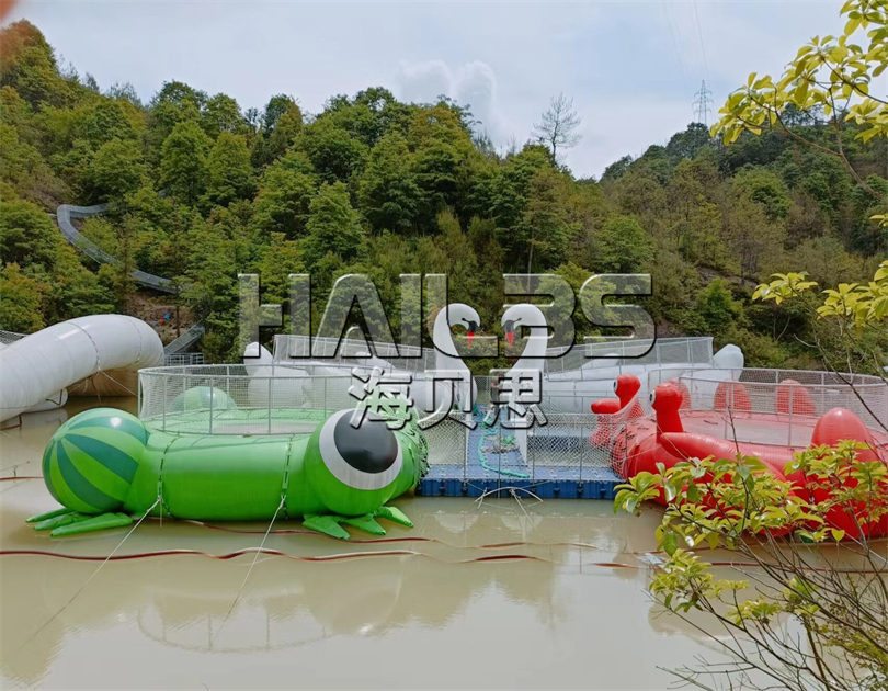 浙江東陽無動力樂園安裝現(xiàn)場